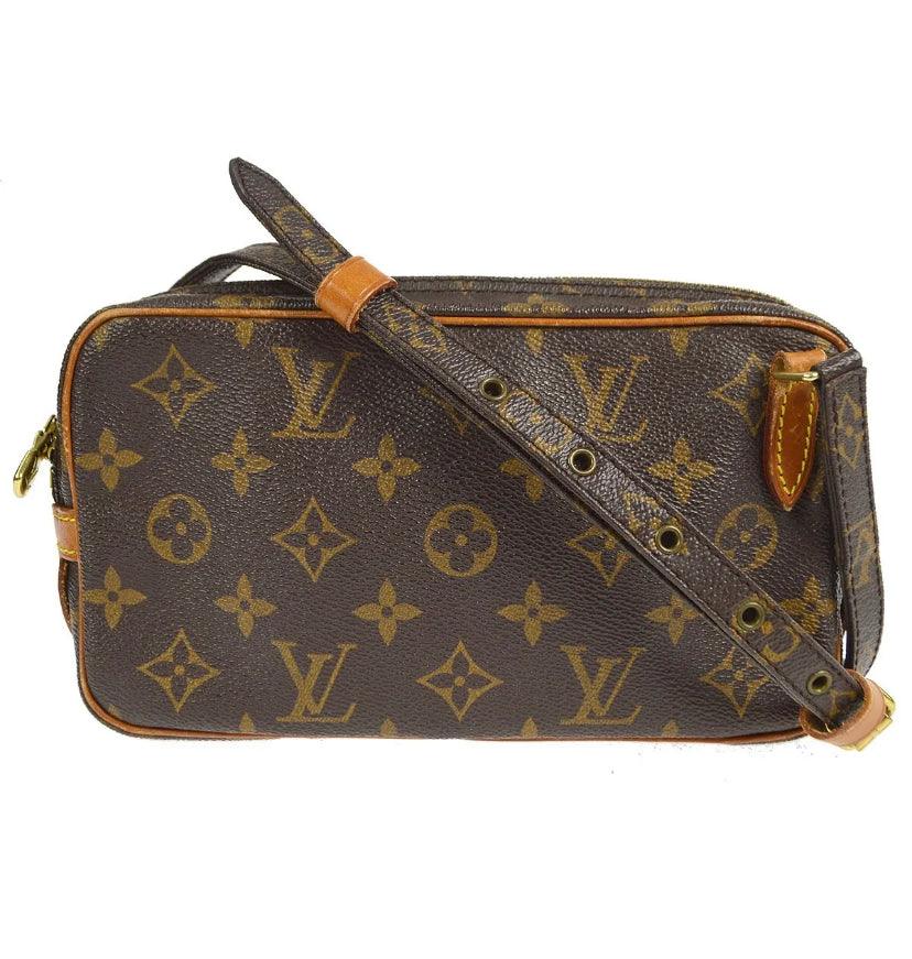 Brown Louis Vuitton Monogram Pochette Marly Bandouliere Crossbody Bag