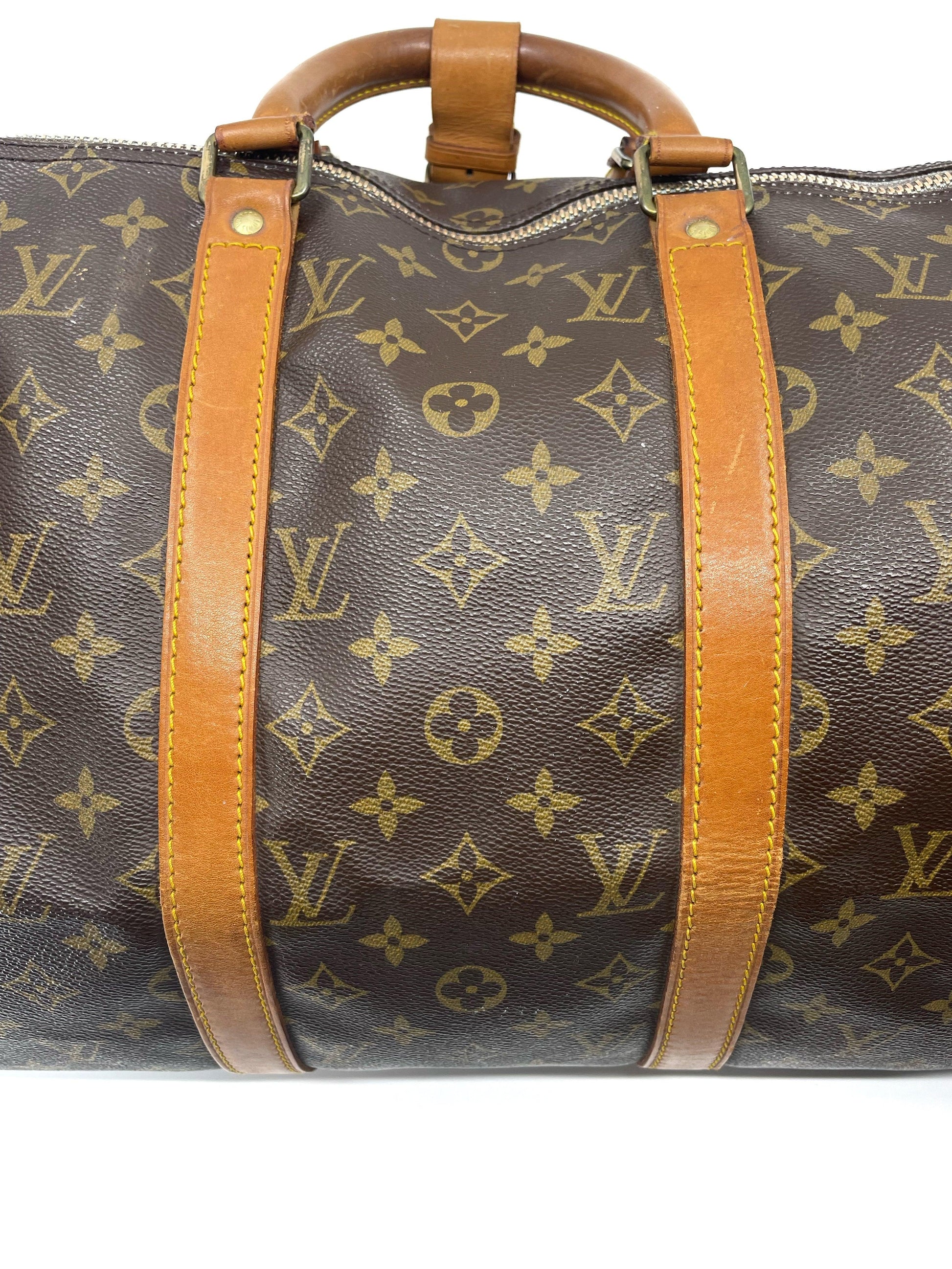Louis Vuitton Keepall 50 Bag Review 