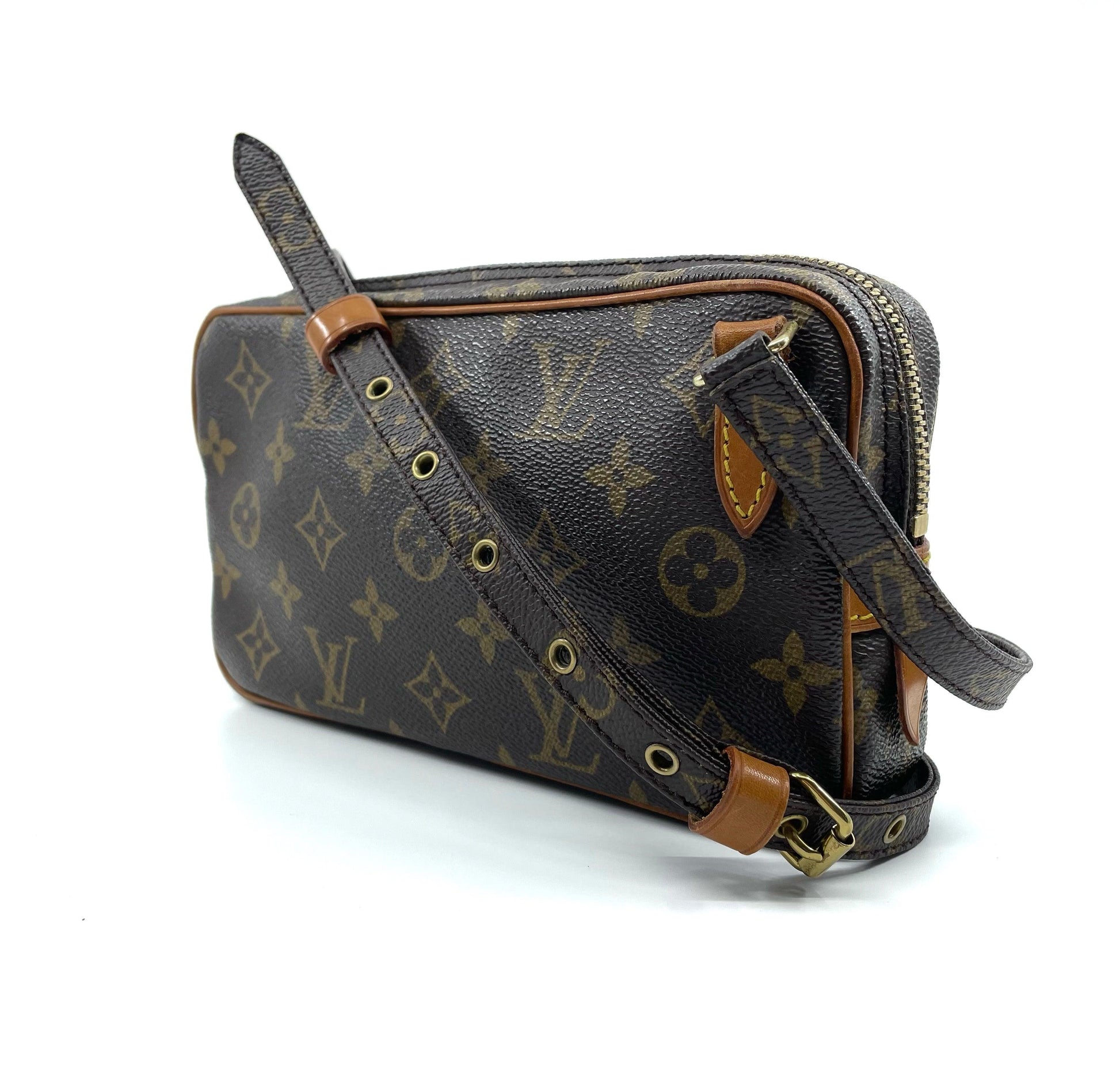 Louis Vuitton Pre-Owned Brown Monogram Pochette Marly Bandoulière Crossbody  Bag, Best Price and Reviews
