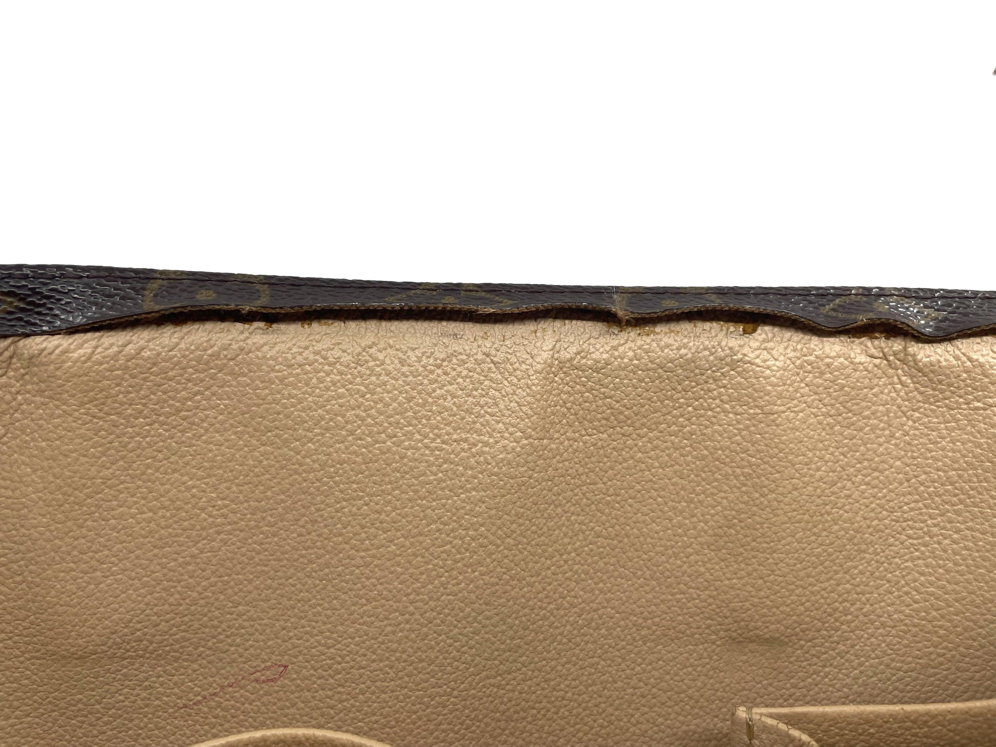Louis Vuitton SAC PLAT MONOGRAM Brown Leather ref.94674 - Joli Closet